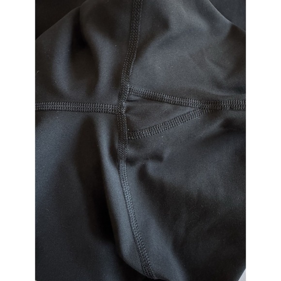 NIKE Size [XL] Women TIGHT FIT HIGH RISE Yoga 7/8 Leggings-Black, Swoosh Pocket - Picture 9 of 11